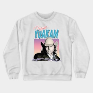 Dwight Yoakam / 80s Styled Retro Design Crewneck Sweatshirt